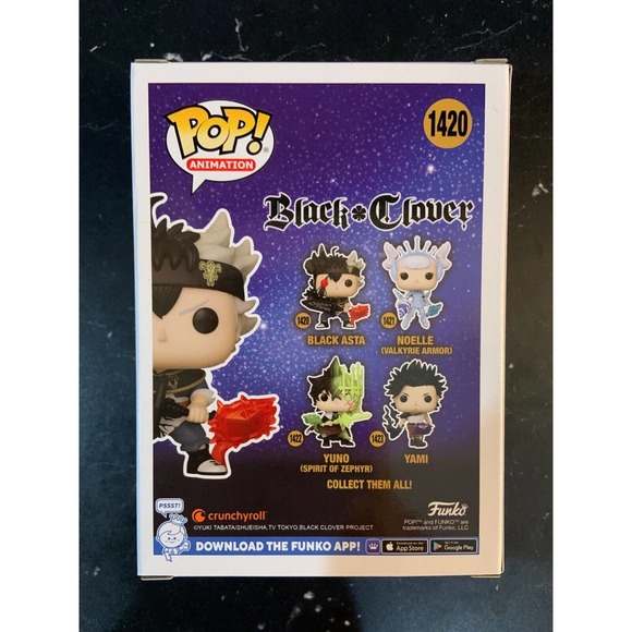 Funko Black Clover POP Black Asta Vinyl Figure New With Protector - Picture 3 of 6
